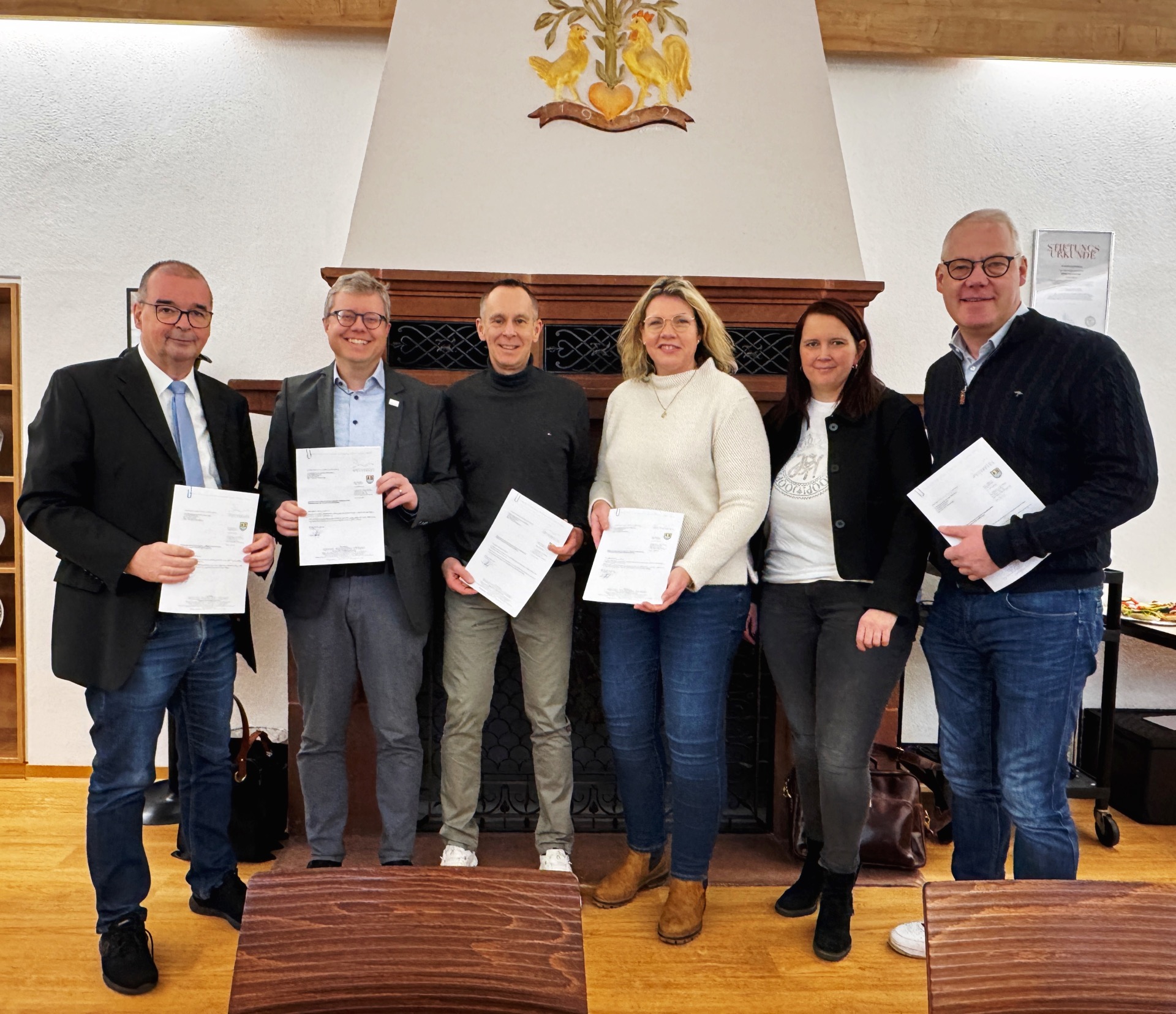 Foto unterzeichnete Verwaltungsvereinbarung