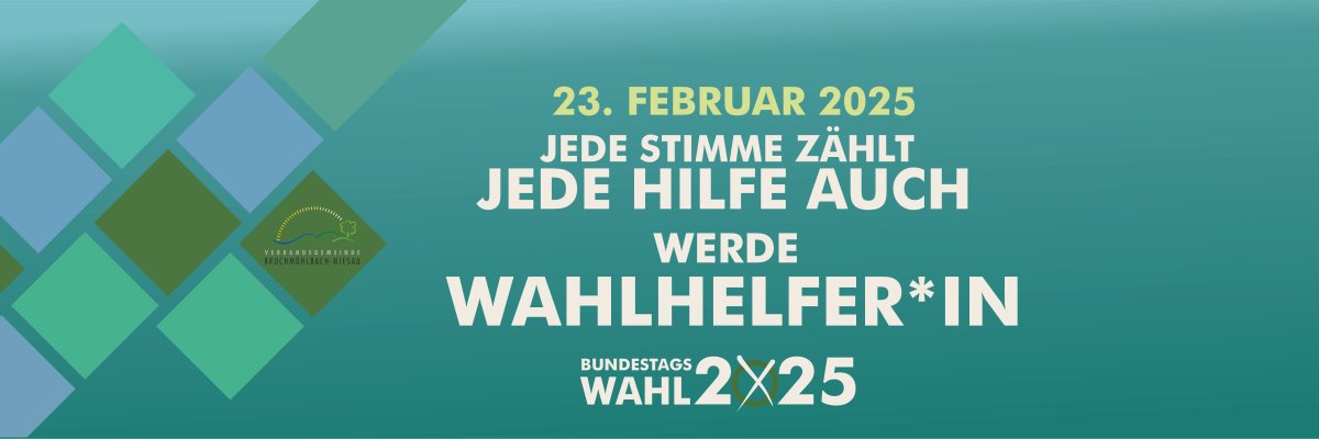 Werde Wahlhelfer*in - Jetzt online anmelden! Header Wahlhelfer gesucht für die Bundestagswahl 2025