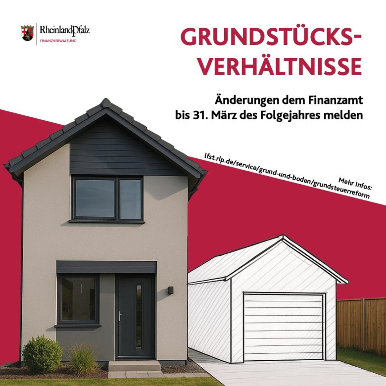 Das Landesamt für Steuern erinnert alle Grundstückseigentümer an die gesetzliche Anzeigepflicht von bewertungsrelevanten Umständen. Konkret muss, wenn sich nach dem 01.01.2022 Änderungen am Grundbesitz (bebaute, unbebaute Grundstücke oder land- und forstwirtschaftliche Flächen) ergeben haben, die sich auf die Grundsteuerwerte auswirken können, dies dem Finanzamt mitgeteilt werden.